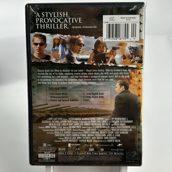 Lord Of War. Nicolas Cage. Jared Leto. Ethan Hawke. - Picture 3 of 4